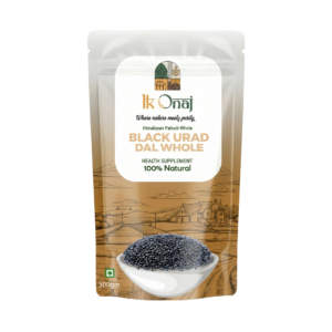 IkOnaj Himalayan Pahadi Black Urad Dal (Whole) – 500gm